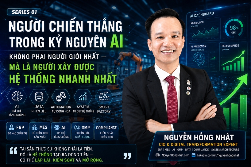 Người chiến thắng trong kỷ nguyên AI không phải người giỏi nhất — mà là người xây được hệ thống nhanh nhất
