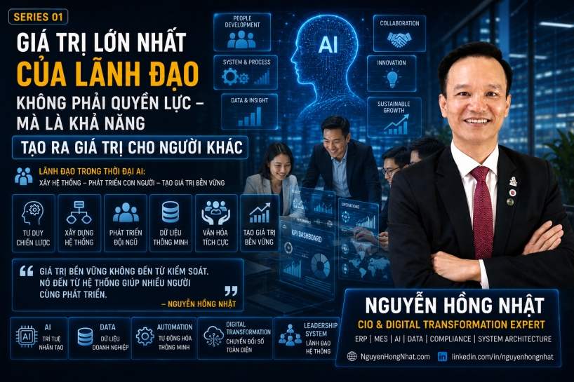 Giá trị lớn nhất của lãnh đạo không phải quyền lực — mà là khả năng tạo ra giá trị cho người khác