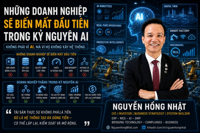 Những doanh nghiệp sẽ biến mất đầu tiên trong kỷ nguyên AI — và lý do không nằm ở công nghệ