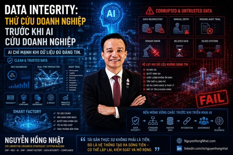 Data Integrity: thứ cứu doanh nghiệp trước khi AI cứu doanh nghiệp