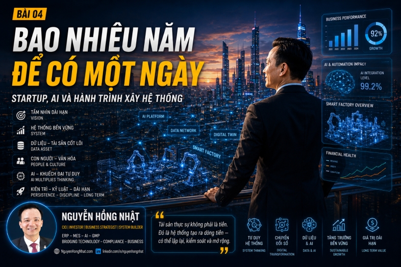 Bao Nhiêu Năm Để Có Một Ngày | Startup, AI Và Hành Trình Xây Hệ Thống