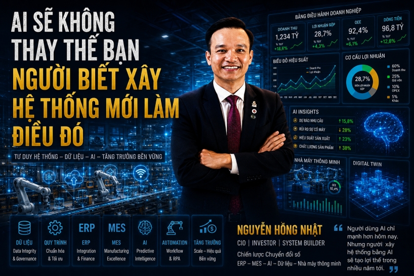 AI sẽ không thay thế bạn — người biết xây hệ thống mới làm điều đó