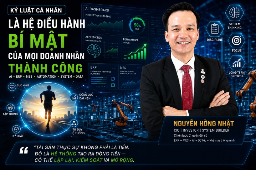Kỷ luật cá nhân là hệ điều hành bí mật của mọi doanh nhân thành công