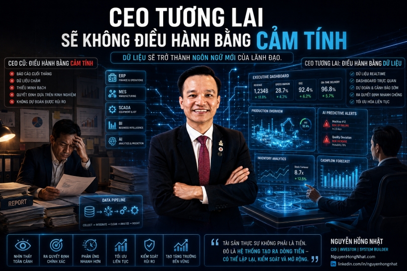 CEO tương lai sẽ không điều hành bằng cảm tính