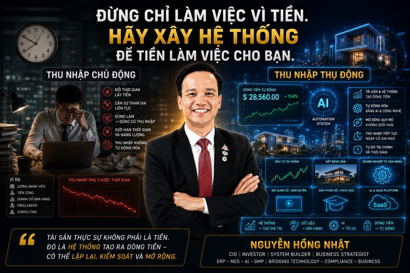 Phân biệt thu nhập thụ động và thu nhập chủ động
