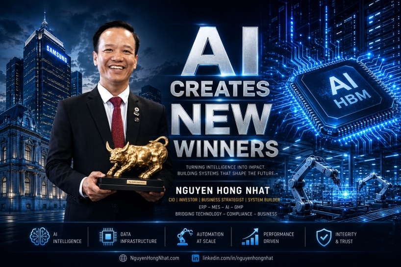 AI Tạo Ra Người Thắng Mới: Từ SK Hynix Suýt Phá Sản Đến Vượt Samsung Trong Kỷ Nguyên AI