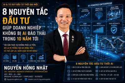 8 nguyên tắc đầu tư giúp doanh nghiệp không bị AI đào thải trong 10 năm tới