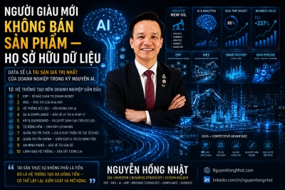 Người giàu mới của thập kỷ tới không bán sản phẩm — họ sở hữu dữ liệu