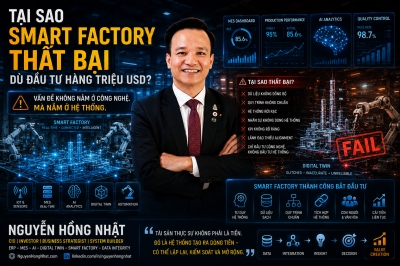 Tại sao Smart Factory thất bại dù đầu tư hàng triệu USD?